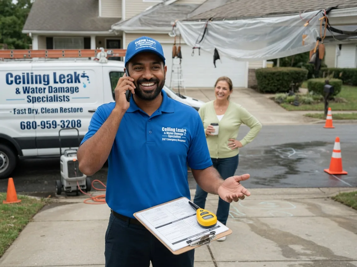 Ceiling Leak Cleanup Aydlett, NC FAQs